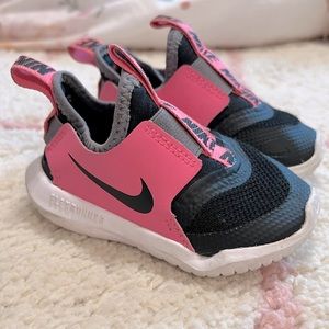 Girls Nike running shoes in pink